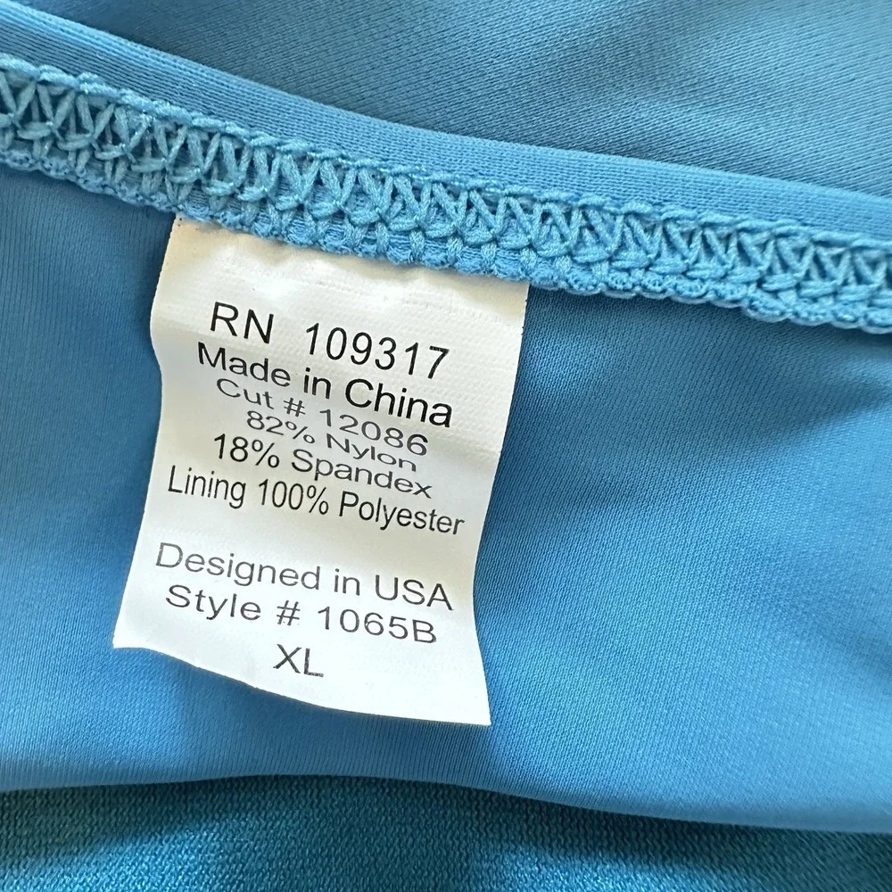 Sunsets Cabana Crossroads Underwire Bikini Set 38DD XL Yellow Blue‎ Tropical NEW